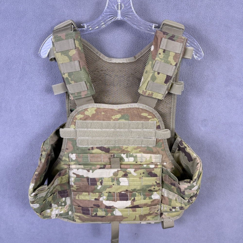 Condor Tactical Vest Mens OS Camo Multicam MOLLE Plate Carrier MOPC Hunting Gear